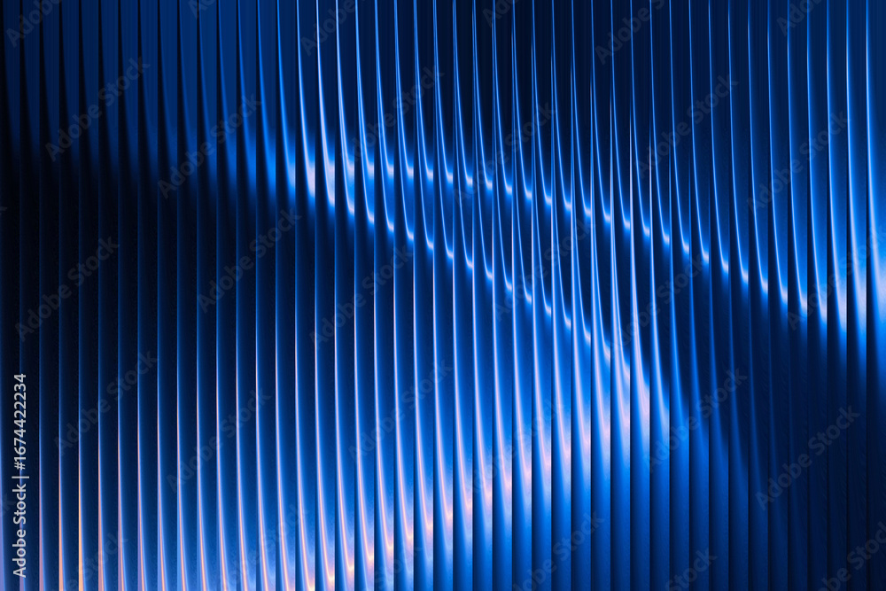Poster captivating blue glass background with a dynamic gradient effect, creating a futuristic and elegant 