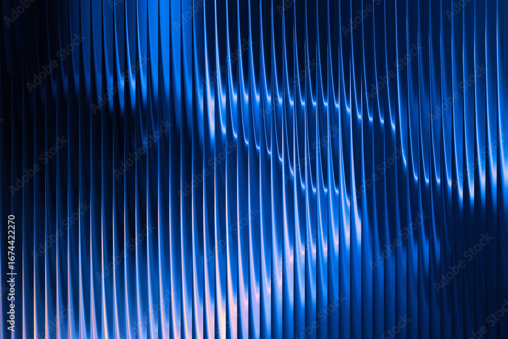 Poster elegant glass gradient background abstract fluid design with wavy reflections and dynamic blue tones