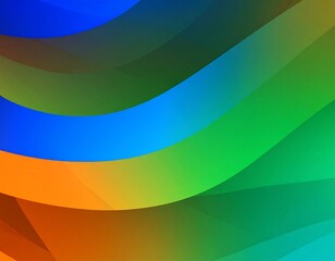 Obraz premium Abstract wavy lines of color