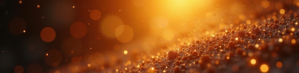 Obraz premium Shimmering gold dust motes, bright lens flare, gold, energy, incandescent