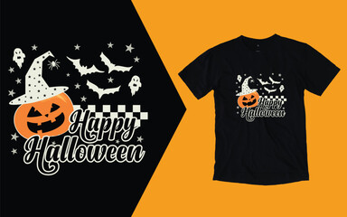 Happy Halloween t shirt, Halloween t shirt design