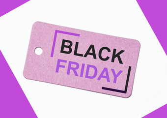 Eye catching Black Friday label