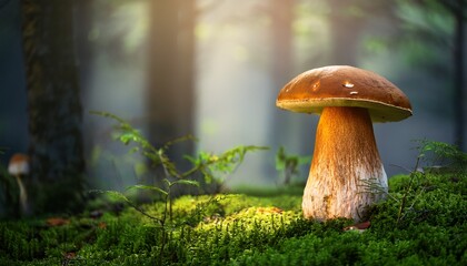 Fototapeta premium mushroom in the forest