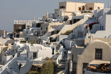 oia village santorini greece during summer
