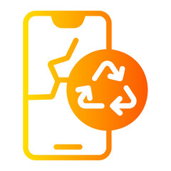 smartphone gradient icon