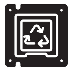 technology glyph icon