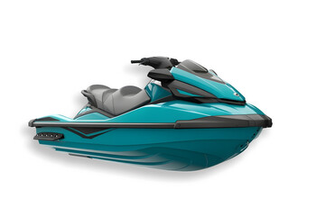 A jet ski isolated on transparent background 