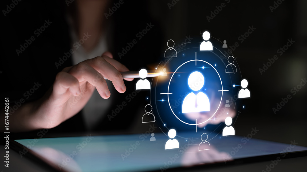 Poster customer targeting helps identify audience. improves strategy target, customer targeting supports se