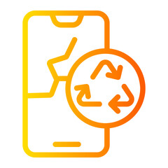 smartphone gradient icon