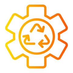 sustainability gradient icon
