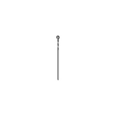 Skewer monochrome icon logo flat vector design