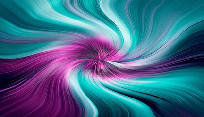 abstract swirling teal and magenta