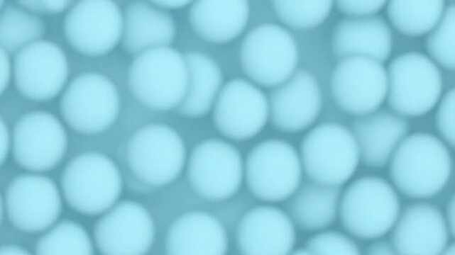 The Calm of Repetition A Study in Serene Sky Blue Circles