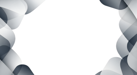 Abstract Silver Wavy Lines Background Modern Design Elegant Corporate Vector Graphic Template