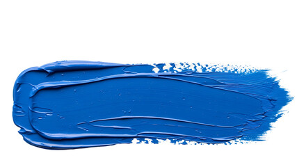 Fototapeta premium Blue Paint Brush Stroke Texture Abstract Background Artistic Creative Design Element