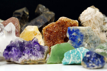 Natural Semi Precious stones and minerals, riches of Earth
