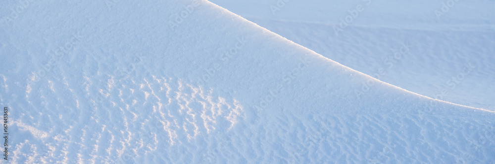 Canvas Prints beautiful winter background with snowy ground. natural snow texture. wind sculpted patterns on snow 