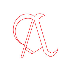 alphabet letters of a