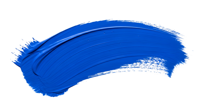 Vibrant Blue Paint Stroke Texture Abstract Background Artistic Brushstroke Design Element