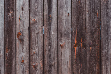 Vertical wooden planks with natural texture, rustic wooden wall.