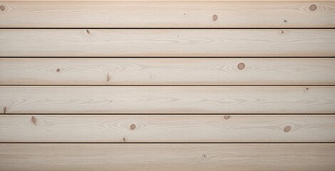 Obraz premium Light wood plank wall texture with natural grain pattern in horizontal arrangement, clean aesthetic for flooring or paneling concept. Ai generative
