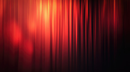 Red Stage Curtain Dramatic Lighting Background