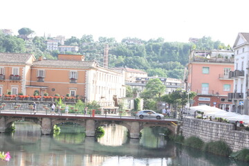 view of  Isola del Liri, Frosinone, Italy 
