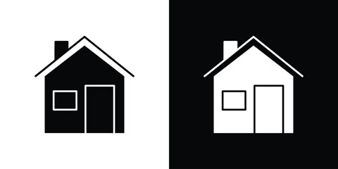 Home icon. filled flat sign for mobile concept and web