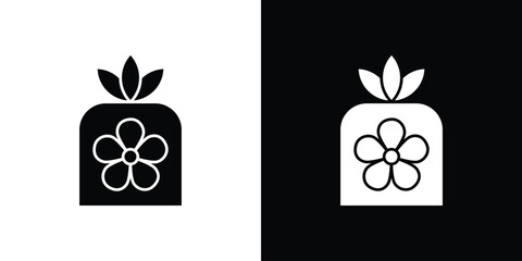 Furoshiki icon. filled flat sign for mobile concept and web