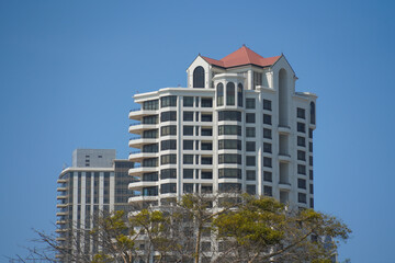 high rise building