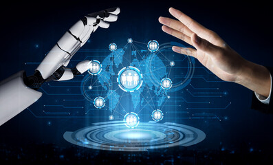 AI expands business networking using smart platforms and virtual assistants to foster digital...