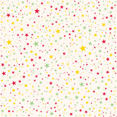 Peppermint Glow Christmas Star Design. Seashell Background with Crimson, Pale Green, and Gold for Cheerful Holiday Ornaments