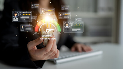 Customer experience review analysis, customer satisfaction improvement, feedback data evaluation,...