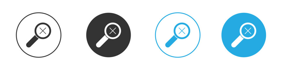 Zoom out icon. glyph vector icons collection