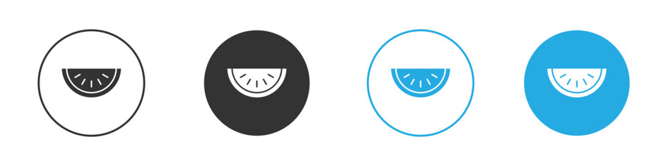 Watermelon icon. glyph vector icons collection
