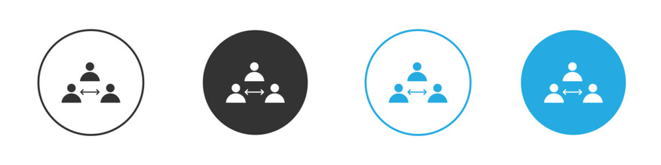 Mediator icon. glyph vector icons collection