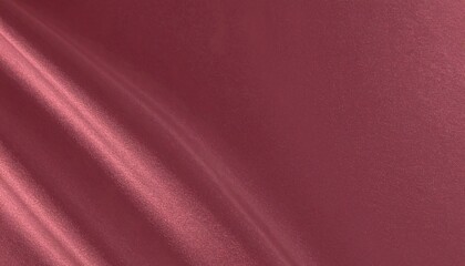 Crimson Satin Fabric With Light Reflection And Smooth Texture
