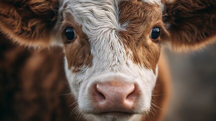 cute cow face sticker image