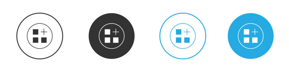 Apps icon. glyph vector icons collection