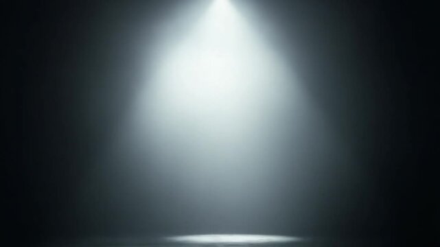 Mysterious Stage Lighting in Fog