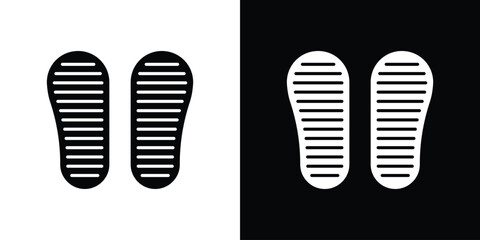 Soles icon. filled flat sign for mobile concept and web