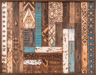 wooden plane floor boards shabby chic background 