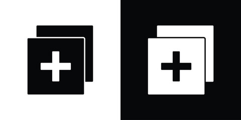 Add apps icon. filled flat sign for mobile concept and web