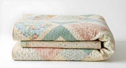 Blanket on white background.