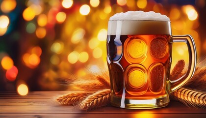 celebrating international beer day a global toast to brews and cheers festive graphic design vibrant colors high quality