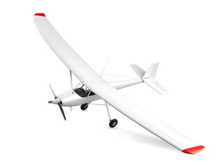 White light aircraft, 3D model