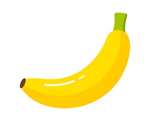Simple cartoon banana illustration