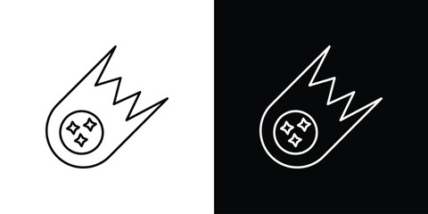 Comet icon logo vector template © Witty