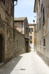 narrow street in the old town