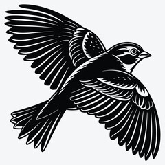 Flamingo line art White background illustration Generative Ai